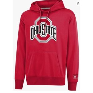 Ultra Game Mens Red Ohio State Buckeyes Hooded Sweatshirt Pullover Size XL